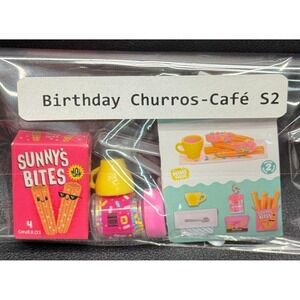 MGA Mini-Verse *Make It Mini Cafe Series 2* Birthday Churros READ